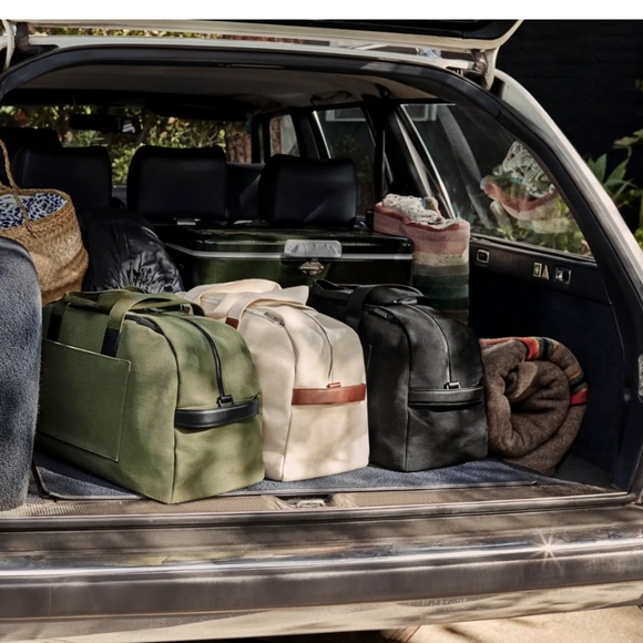 Travel Chic: *Away* Black Canvas Weekender - Picture 7 of 16